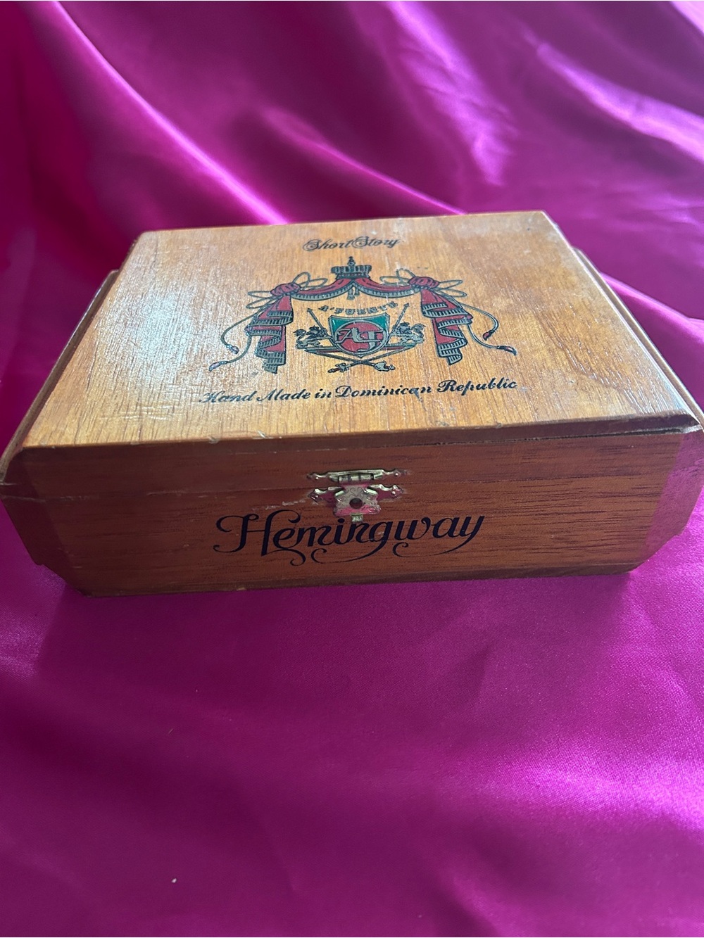Vintage Hemingway Cigar Box